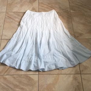 Ruby Rd ombré flare skirt